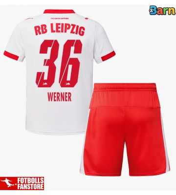 RB Leipzig Timo Werner #36 Hemmatröja Barn 2025-26 Kortärmad (+ Korta byxor)